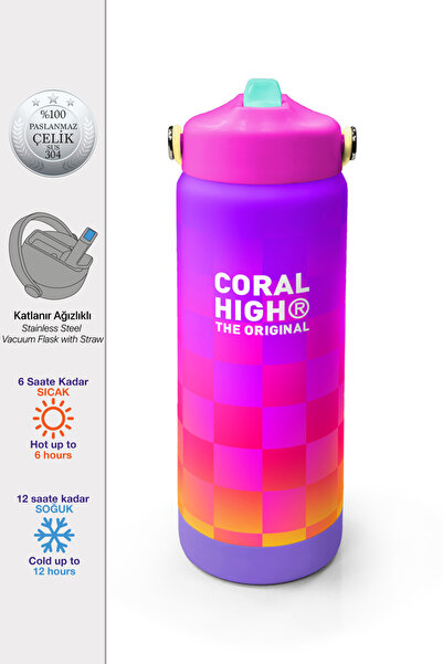 Yaygan 38303 Coral Hıgh Çelik Termos(650 Ml)