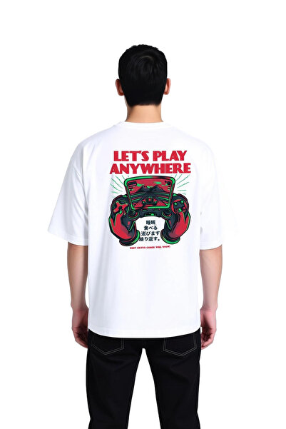 PayBuy Printed Men's Oversize T-Shirt for Retro Gaming Enthusiasts