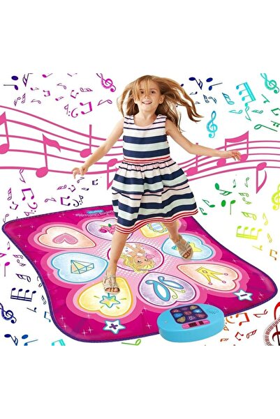 ALMEKAQUZ Dance Mat,Dance Mixer Rhythm Step Game Mat,Kids Girls Boys Dance Ga...
