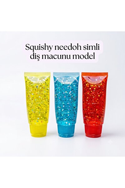 ismega Needoh Simli Diş Macunu Model Squishy Sukuşi Skuşi Yavaş Yükselen Stre...