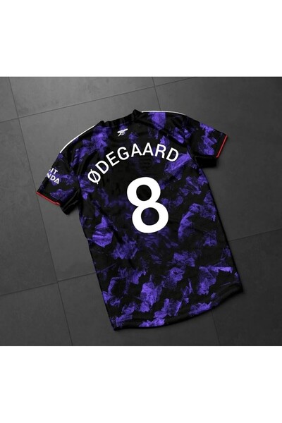 BREATHLESS Arsenal 2023/24 Yeni Sezon Ødegaard Özel Konsept Forması (MOR)