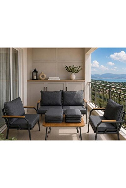 VELORAY MOBİLYA Bahçe Balkon minder kılıfı 8 parça