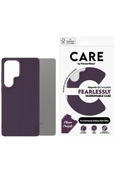 CARE by PanzerGlass® Θήκη CARE από PanzerGlass Fashion QI Samsung Galaxy S25 ...