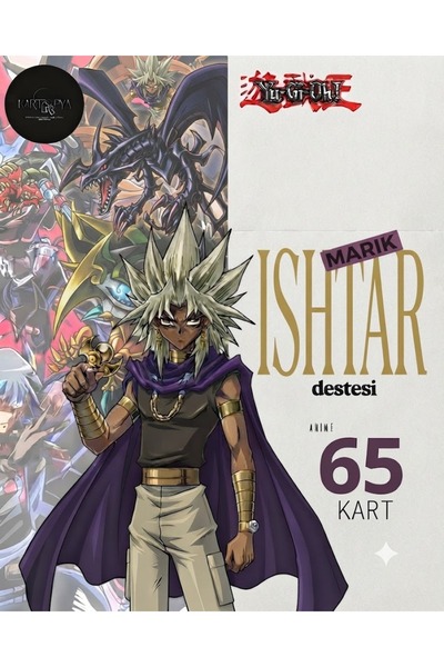 Cakmak Oyun Dukkani Yami Marik İshtar Anime Hal Destesi 65 Köşeli Kenar Yugio...