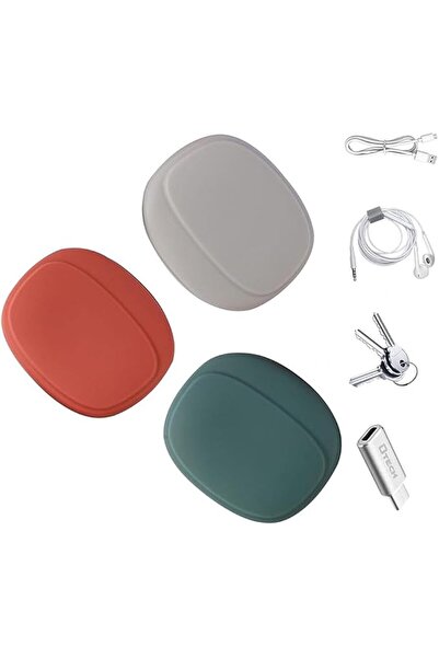 GENERAL 3 PCS Earphone Case, Portable Silicone Headphone Case, Headphone Earb...