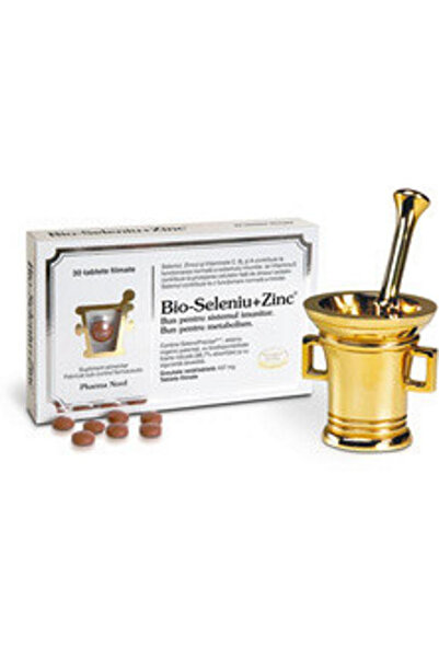 Pharma Nord Bio-Seleniu + Zinc Pharma Nord, 120 comprimate