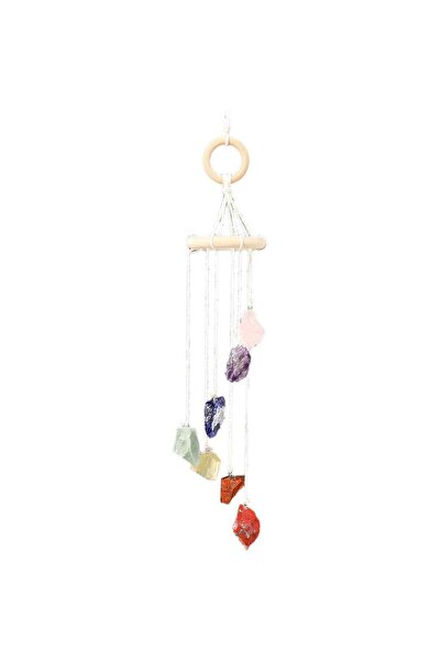 craftmystic Clopotel de Vant cu Pietre Semipretioase ale celor 7 Chakre
