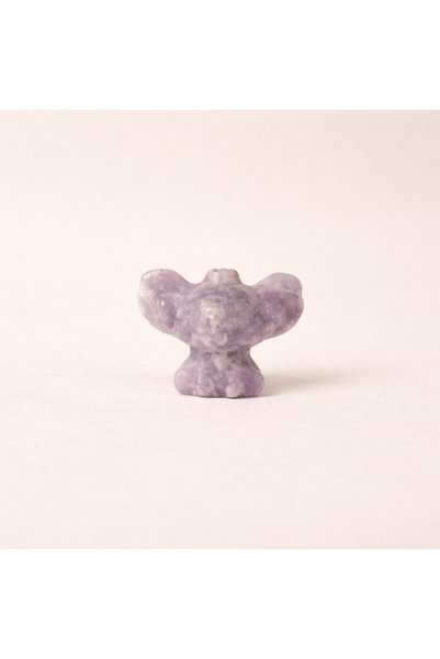 craftmystic Figurina din Lepidolit - o prezenta blanda pentru liniste interioara