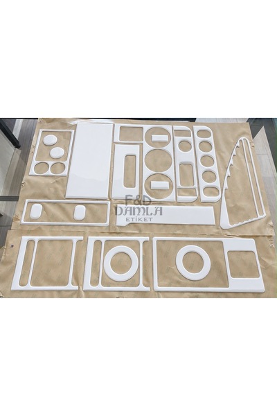 FD Damla Etiket Peugeot Partner 1996-2002 Dashboard Console Trim Front Chest ...
