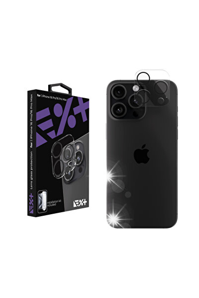 NEXT ONE Sticlă de protecție pentru lentila iPhone 16 Pro / iPhone 16 Pro Max