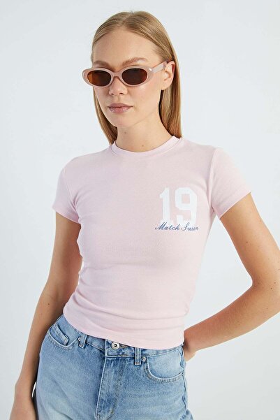 Fulla Moda 19 T-shirt sa printom, uski kroj
