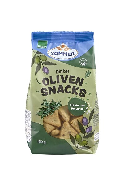 SOMMER Snack vegan din spelt cu măsline bio și ierburi provensale, 150g