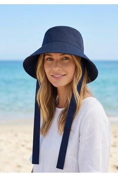 Benitto Women Women's Tie-Back Bucket Hat – Sun Protection Beach Hat, Fits ov...
