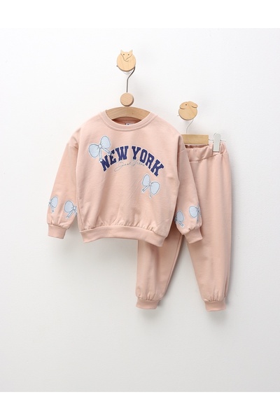 MiniKids Set 2 piese NEW YORK, crem