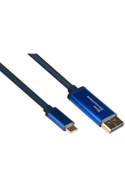 Good Connections Καλώδιο βίντεο USB Type-C Αρσενικό - DisplayPort Μπλε 1,5μ