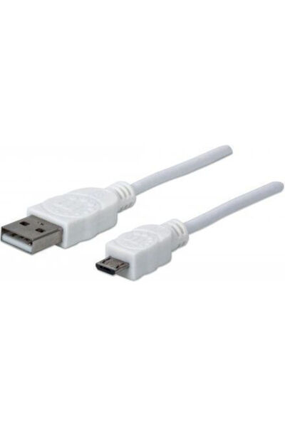 Other IC Intracom 1.8μ Καλώδιο USB 2.0 σε micro USB Λευκό (324069)