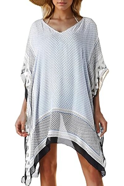 Moss Rose Women's Beach Cover up Swimsuit Kimono Cardigan with Bohemian Flora...