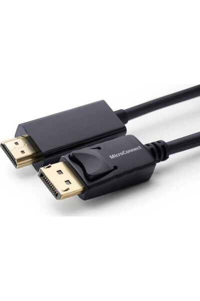 MicroConnect Καλώδιο DisplayPort Αρσενικό σε HDMI Αρσενικό 10μ Μαύρο