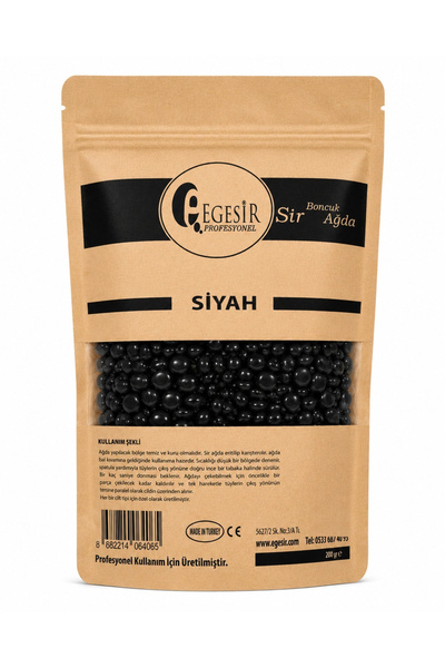 egesir profesyonel Egesir Boncuk Sir Ağda Siyah (200Gr)