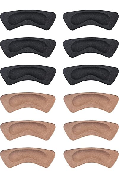 HOTOP 6 Pairs Heel Cushion Pads Heel Shoe Grips Liner Self-Adhesive Shoe Inso...