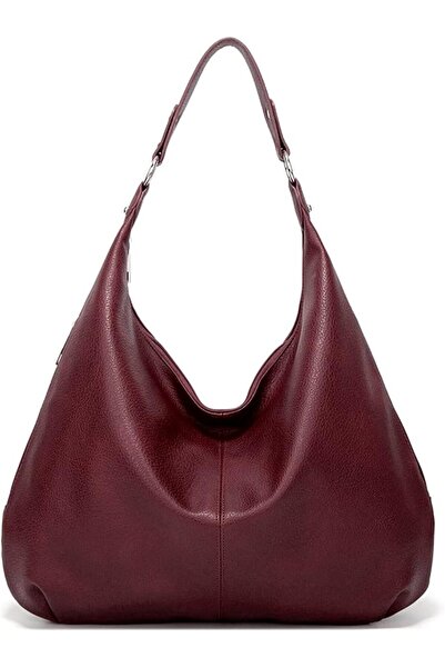 GENERAL Hobo Bags for Women Soft PU Leather Slouchy Bag Shoulder Purse with Z...