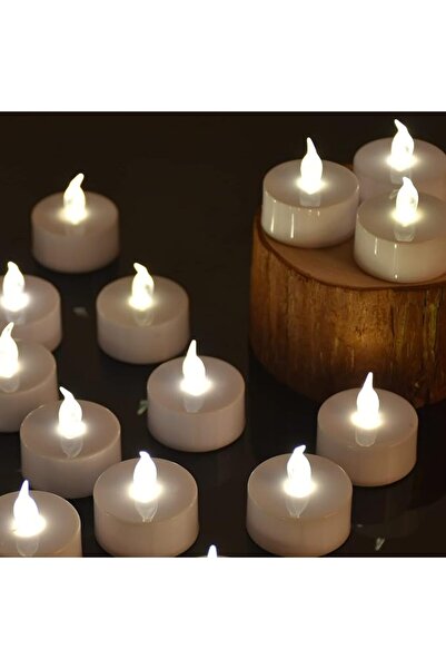 GENERAL Vickiss Tea Lights Battery Operated Candles,Set of 24 LED Tea Lights ...