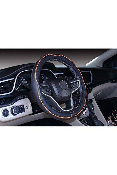Mayco Bell Microfiber Leather Car Medium Steering Wheel Cover (14.5''-15'',Bl...