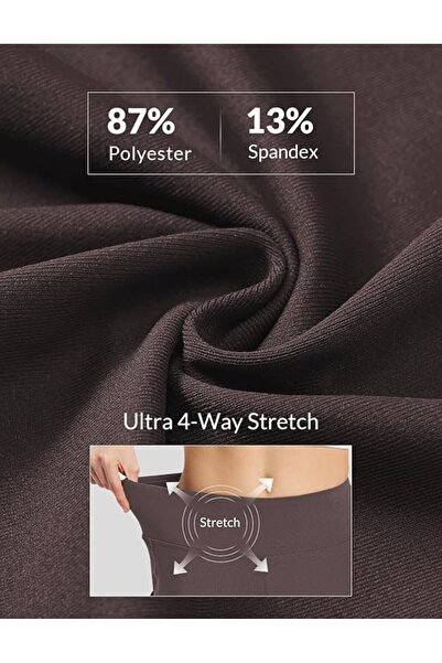 BALEAF Womens Yoga Capri Pants High Waist Capri Leggings with Pockets Wide Le...