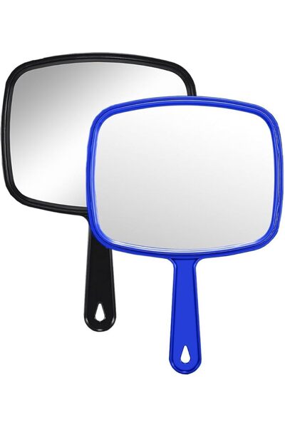GENERAL PROTECLE Hand Mirror, 10.3" L x 7.4" W Salon Barber Hairdressing Hand...