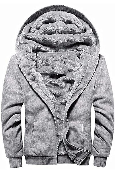 GENERAL AOTORR Men's Hoodies Full Zip Fleece Jacket Coat Winter Warm Oversize...