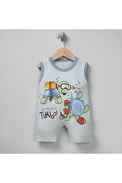 mandalinsbaby Summer Baby Boy Overalls with Straps
