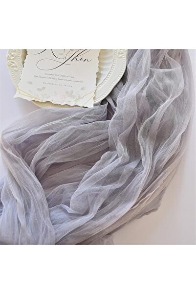 GENERAL Joanlody Blue Cheesecloth Table Runner 10Ft Rustic Gauze Tablecloth B...