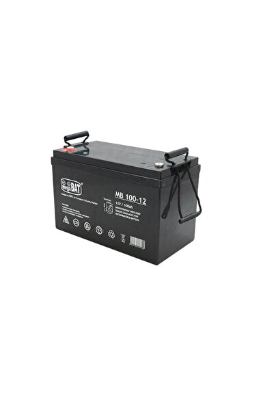 Megabat MB100-12 VRLA AGM Maintenance-Free Battery 12V 100Ah M8