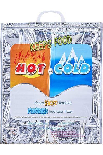 GENERAL IN.HOUSE Keeps Hot and Cold Bag, Reusable Insulated Bag Food Storage ...