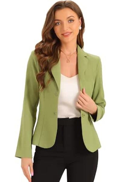 Allegra K Women's Womens Office Blazers Casual
