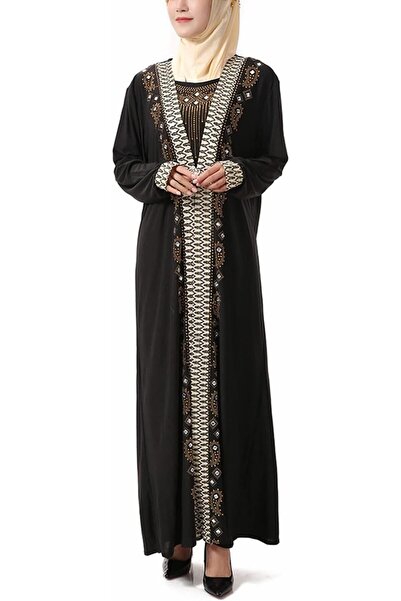 GENERAL Muslim Clothes Maxi Dress Women Moroccan Kaftan, Vintage Muslim Women...