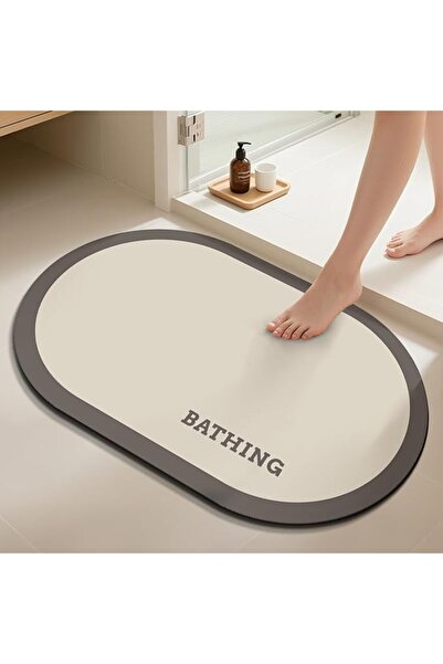 THMINS U-Shaped Toilet Bath Mat Sets 3 Piece, Non Slip, Extra Absorbent, Bath...