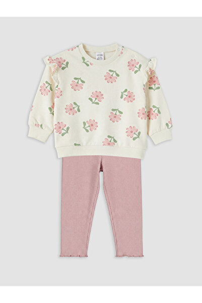LC Waikiki Set floral pentru fetițe
