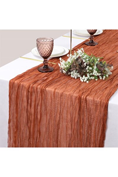 Generic Brand Bohemian style gauze table runner, mesh decoration, kitchen din...