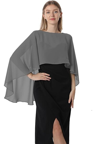 GENERAL womens Chiffon Cape001 Pashmina Shawl