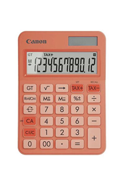 MC Micostore Canon 12 Digit Calculator Orange