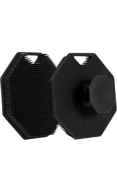 KASTWAVE Silicone Body Scrubber, 2 Pcs Soft and Stiff Bristles Exfoliating si...