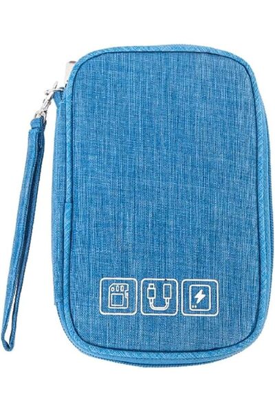 AZONEE Travel Cable Organizer Bag, Portable Cable Organizer, Small Waterproof...