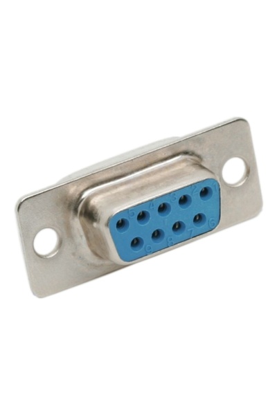 Alista Home Mufă D-SUB cu 9 pini pentru cablu serial, conector DB9 cu 2 rându...