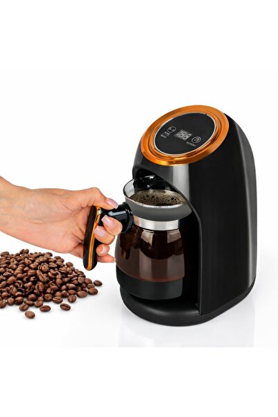 MACVI Cafetieră electrică Ibrik 600W cu afișaj LCD — Aromă autentică și rapid...