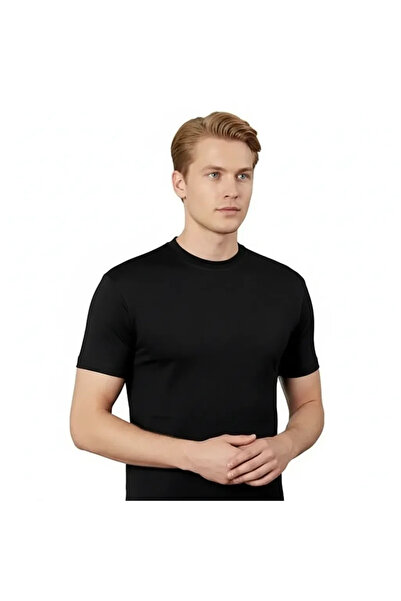 Mariposa Secret Şahinler Short Sleeve O-Neck Undershirt E004 Black 3XL