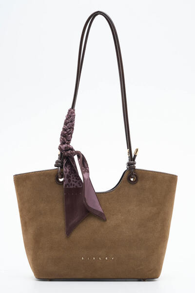 Sisley KADIN KOL ÇANTASI TAŞ-KAHVE SLY529