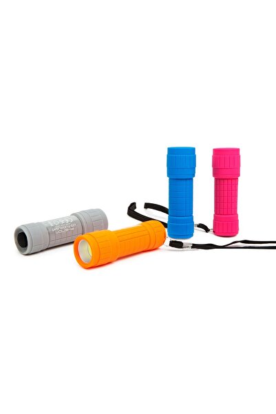 Alista Home Lanterna LED COB colorată 90lm, compactă, cu baterii AAA, portabi...