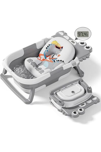 GENERAL Collapsible Baby Bathtub for Newborn, Foldable Baby Bath Tub with The...