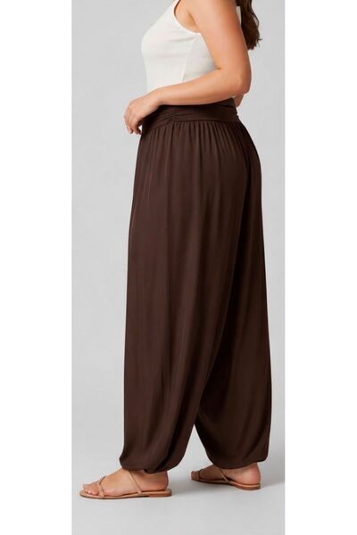 ZEYNEP UÇAR büyük beden viskon pantalon